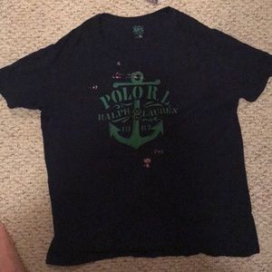 Men’s Ralph Lauren Polo Navy Blue T-shirt XL
